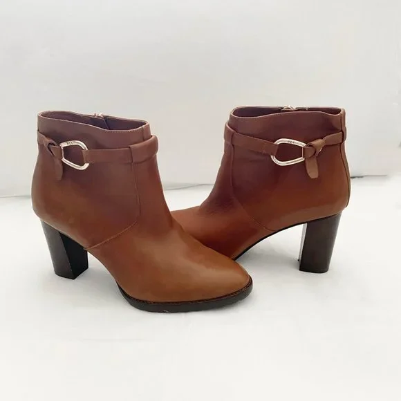 Ralph Lauren Leather Booties - Picture 2 of 5